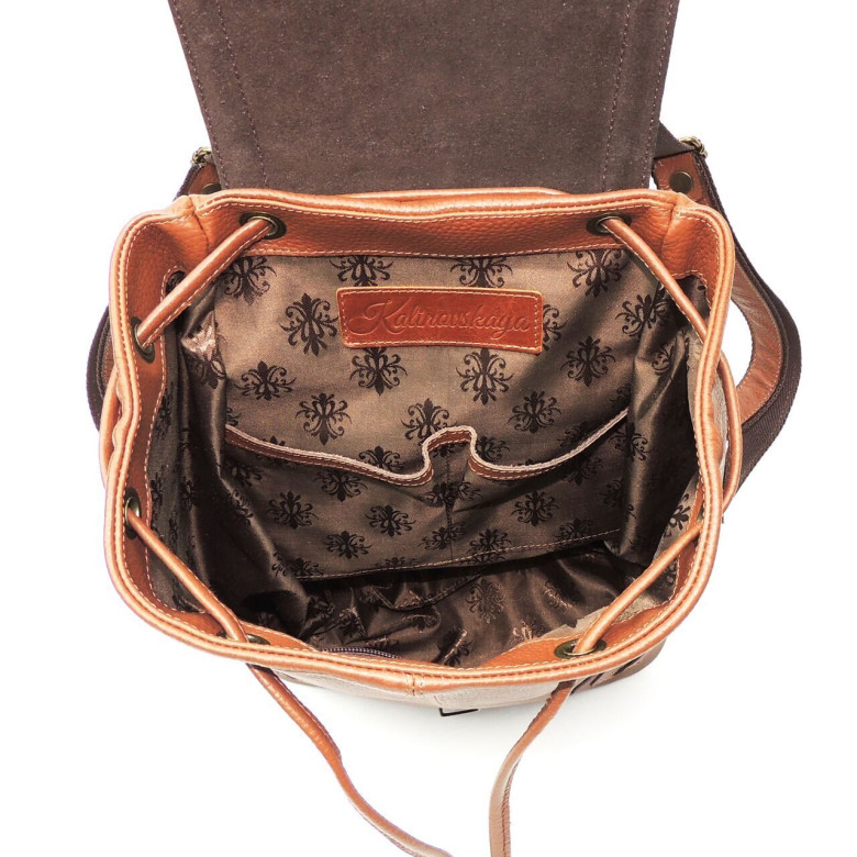 Рюкзак женский Natalia Kalinovskaya, Р50-102 кирпич флотер Рюкзак женский Natalia Kalinovskaya, Р50-102 кирпич флотер