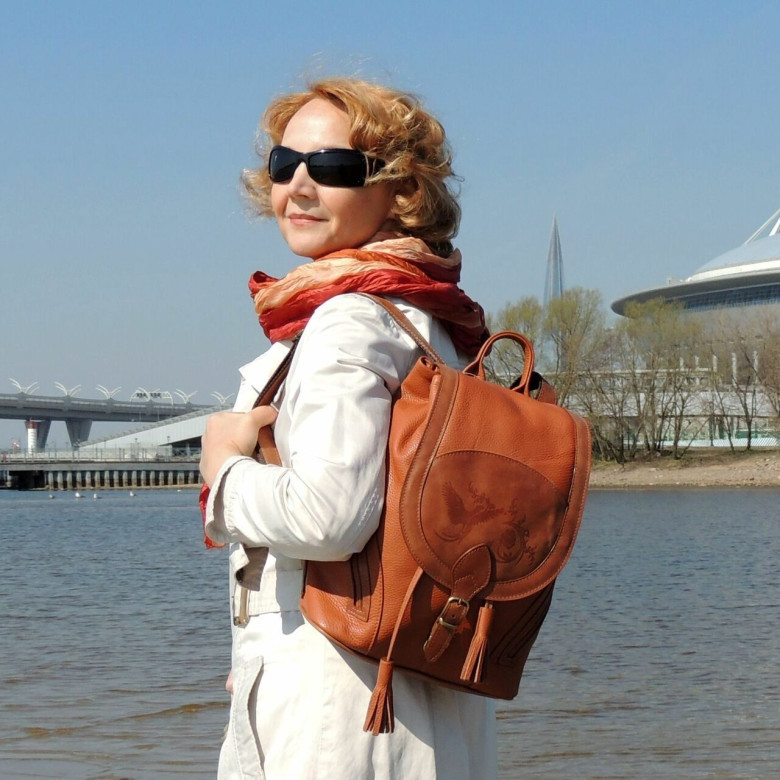 Рюкзак женский Natalia Kalinovskaya, Р50-102 кирпич флотер Рюкзак женский Natalia Kalinovskaya, Р50-102 кирпич флотер