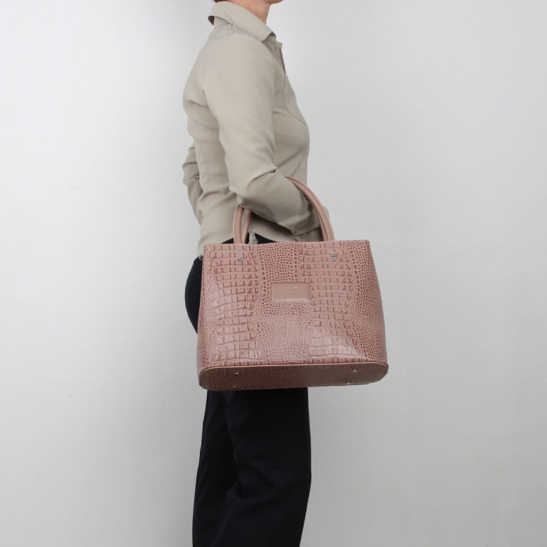 Сумка женская Maxsimo Tarnavsky 1926 бежевый крокодил