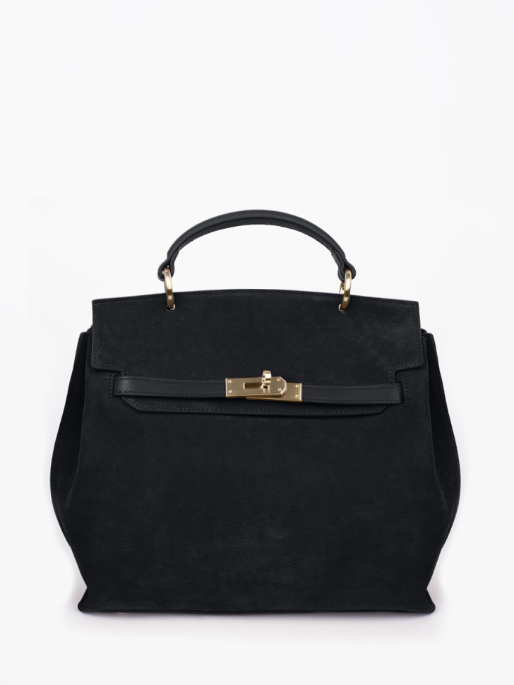 Сумка Curanni 9402 замша чёрная