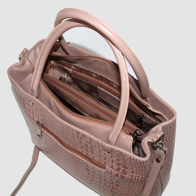 Сумка женская Maxsimo Tarnavsky 1926 серый крокодил 