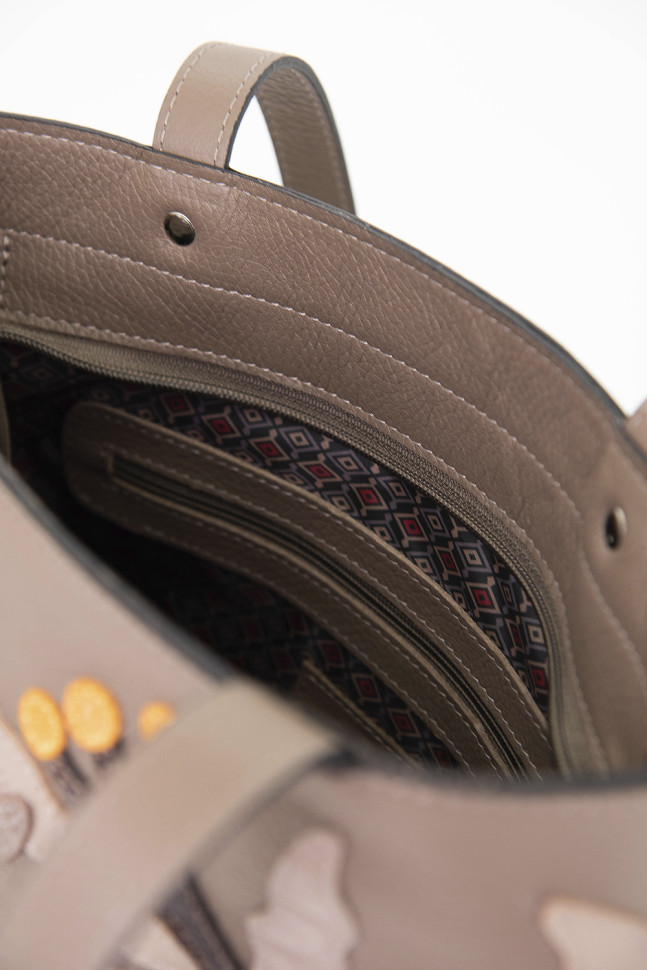 Сумка Protege  Д.С.-517-317 "Кот №54" т.капучино флотер