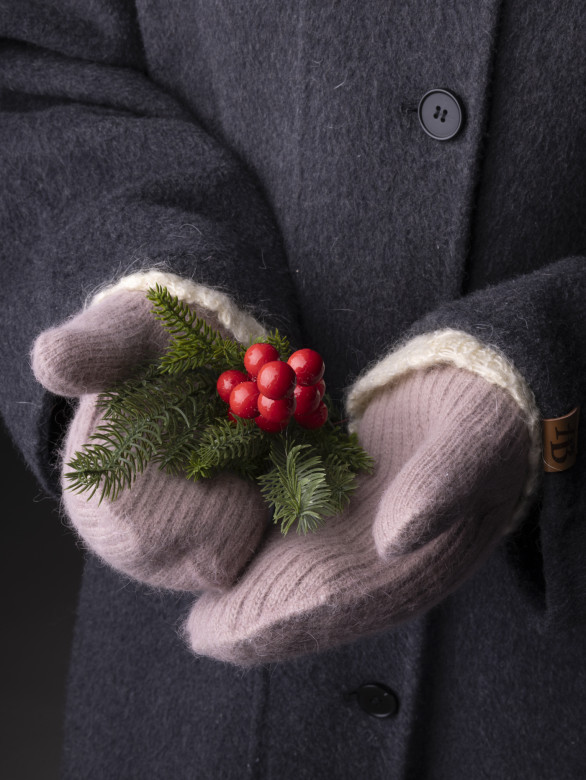 Варежки женские Корона 6559 пер.роза Варежки женские Корона 6559 пер.роза