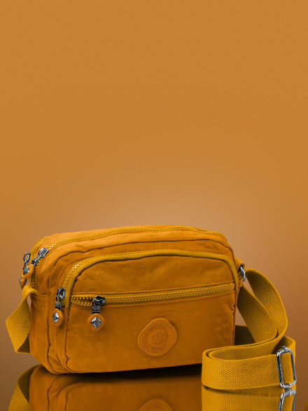 Сумка женская Bobo 8207 жёлтая Сумка женская Bobo 8207 жёлтая