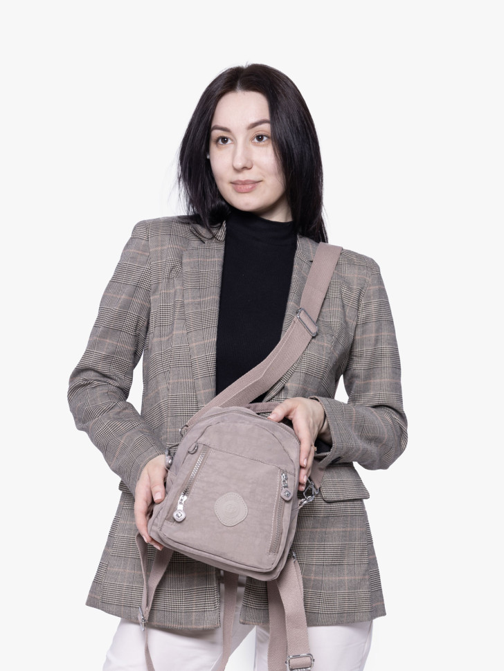 Рюкзак-сумка Bobo, Б 8304-8 темно-бежевый