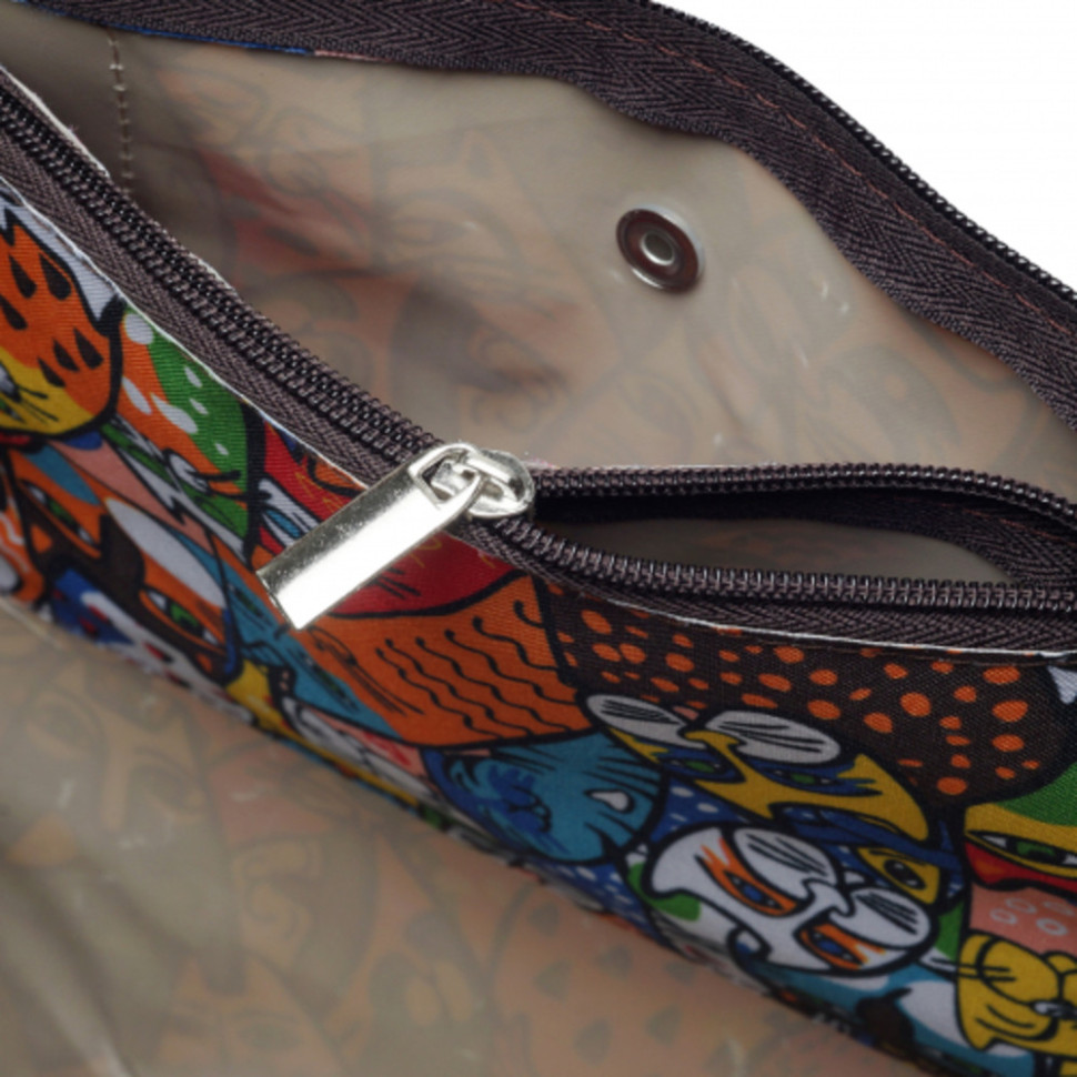 Дорожная сумка Antan, 2-313 коты ч/б цветные мультиколор