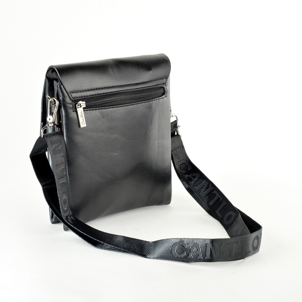 Мужская сумка-планшет из экокожи Cantlor L871M-5 чёрная