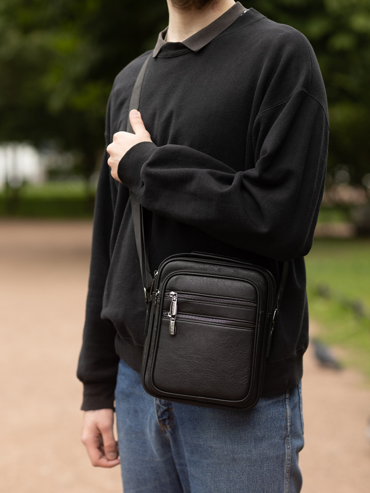 Сумка мужская JIN, 5186 черная