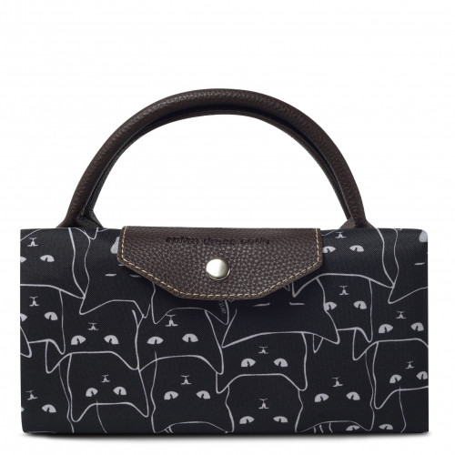 Дорожная сумка Antan, 2-313 коты/черный