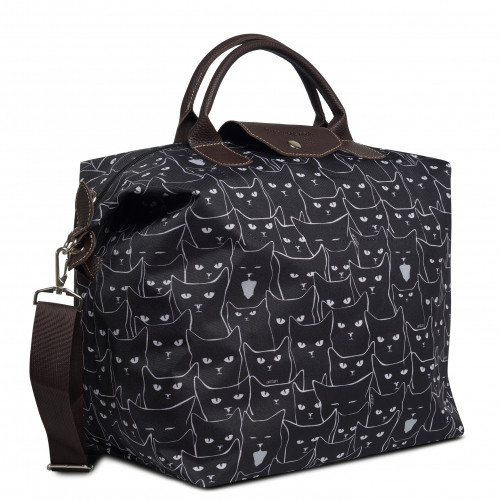 Дорожная сумка Antan, 2-313 коты/черный