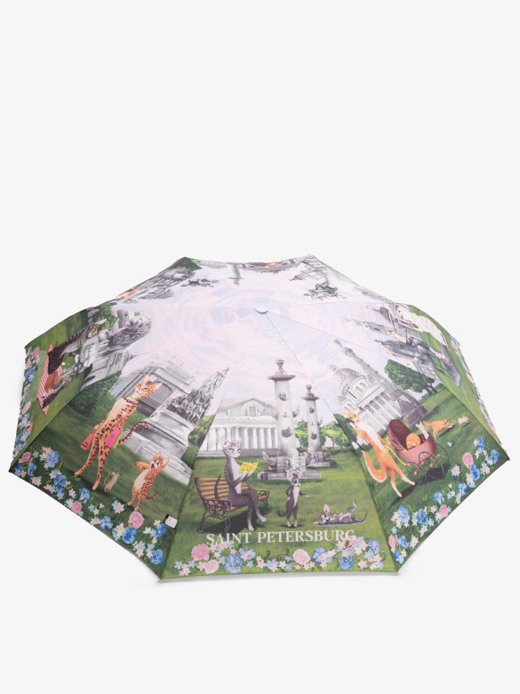 Зонт женский Петербургские зонтики с/а 248 кошки мамочки Зонт женский Петербургские зонтики с/а 248 кошки мамочки