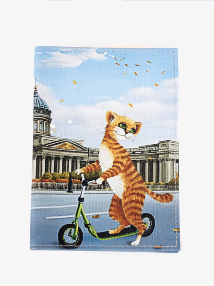 Обложка для паспорта Grand, 02-006-115 кот Обложка для паспорта Grand, 02-006-115 кот