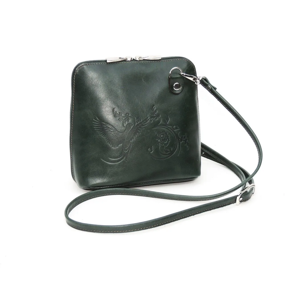 Женская кожаная сумка Natalia Kalinovskaya С83п-631 зеленая