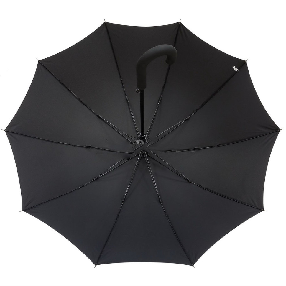 Зонт-трость мужской Euroclim 301, 10 спиц, ручка крюк софт-тач Зонт-трость мужской Euroclim 301, 10 спиц, ручка крюк софт-тач