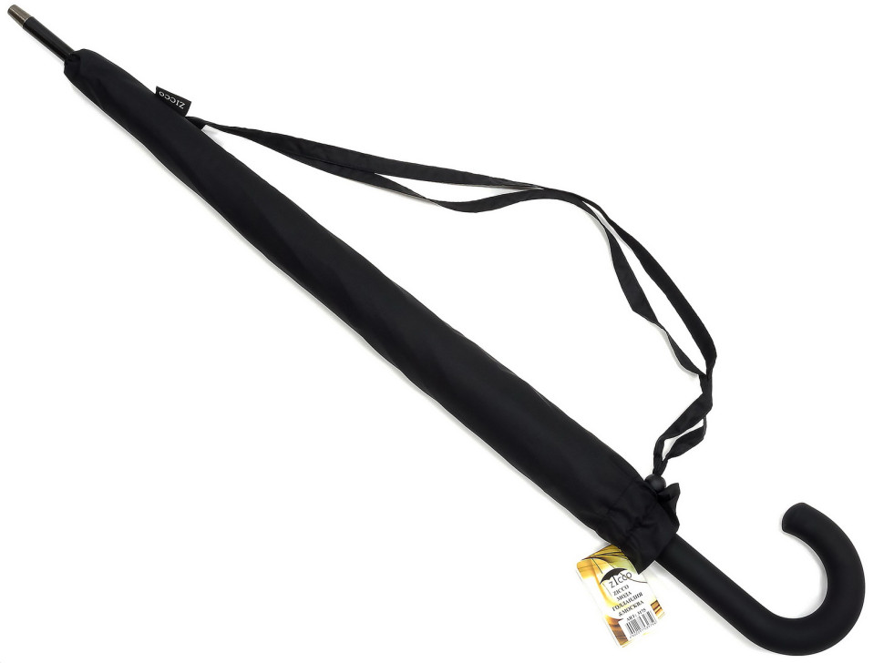 Зонт-трость мужской Euroclim 301, 10 спиц, ручка крюк софт-тач Зонт-трость мужской Euroclim 301, 10 спиц, ручка крюк софт-тач