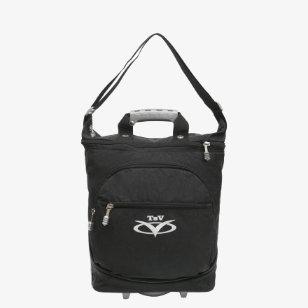 Сумка-трансформер дорожная хозяйственная на 2 колёсах TsV 526.22 чёрная Сумка-трансформер дорожная хозяйственная на 2 колёсах TsV 526.22 чёрная