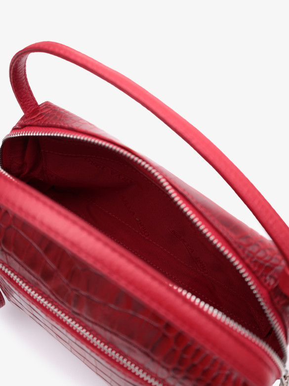 Сумка женская Karya 2229 красный крокодил Сумка женская Karya 2229 красный крокодил