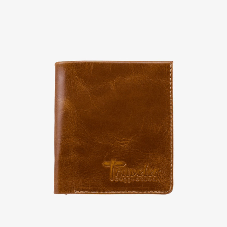 Портмоне мужское ПМ-432-1926 "Traveler" светло-коричневое Портмоне мужское ПМ-432-1926 "Traveler" светло-коричневое
