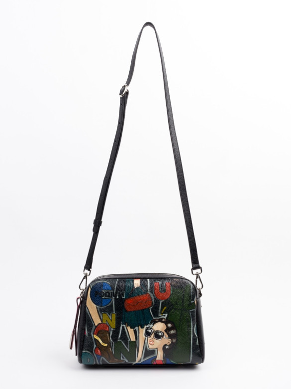 Сумка Curanni 2443 Подио чёрная Сумка Curanni 2443 Подио чёрная