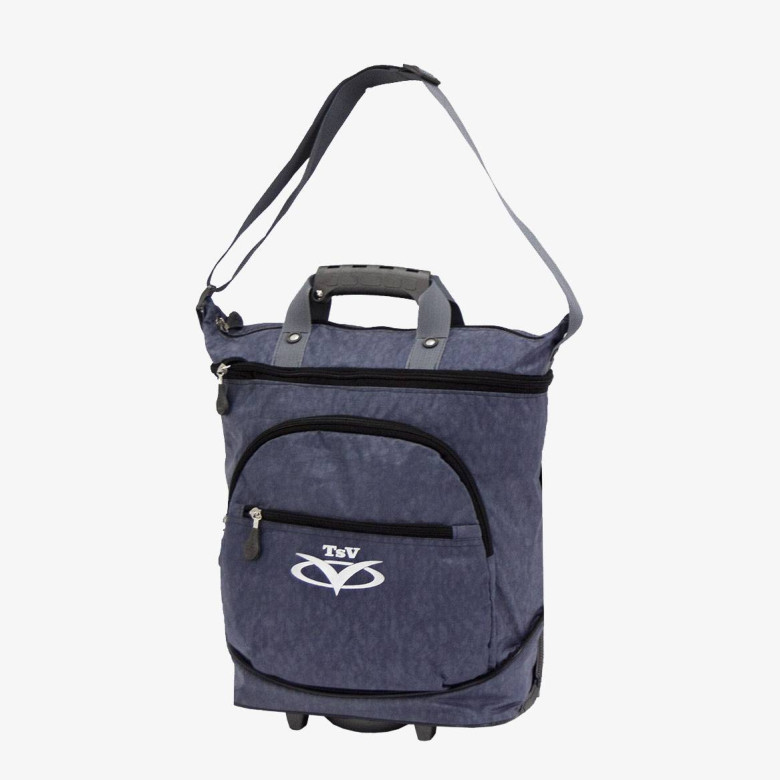 Сумка-трансформер дорожная хозяйственная на 2 колёсах TsV 526.22 синяя Сумка-трансформер дорожная хозяйственная на 2 колёсах TsV 526.22 синяя