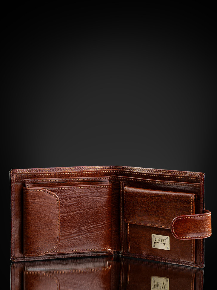 Портмоне мужское Cosset F14-327-1432 коричневое