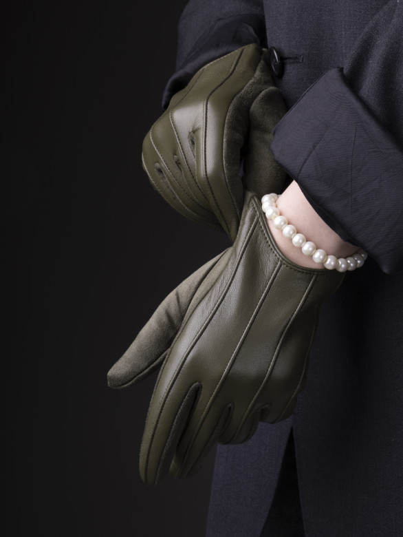 Перчатки женские HAVVS 6026 хаки Перчатки женские HAVVS 6026 хаки