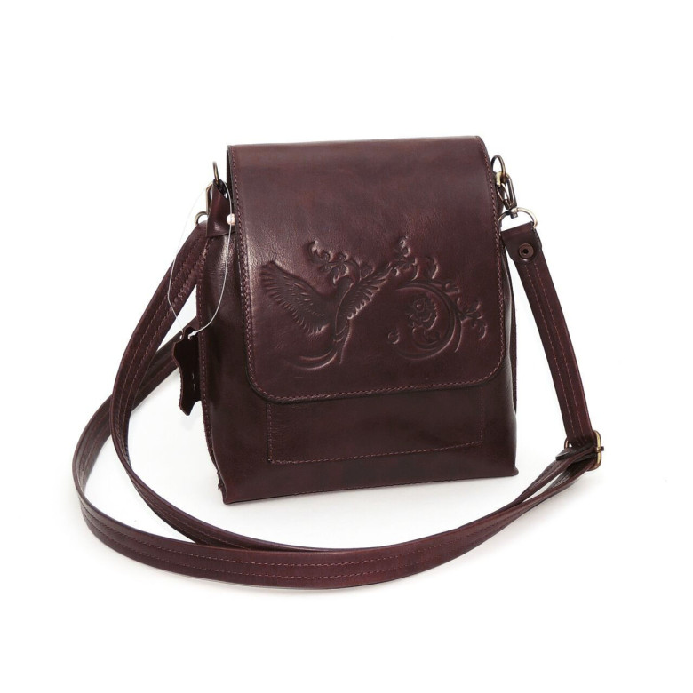 Женская кожаная сумка Natalia Kalinovskaya С86п-682 бордо Женская кожаная сумка Natalia Kalinovskaya С86п-682 бордо