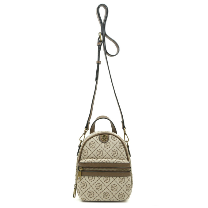 Сумка-рюкзак FABRETTI FMMW233579-12 коричневый принт