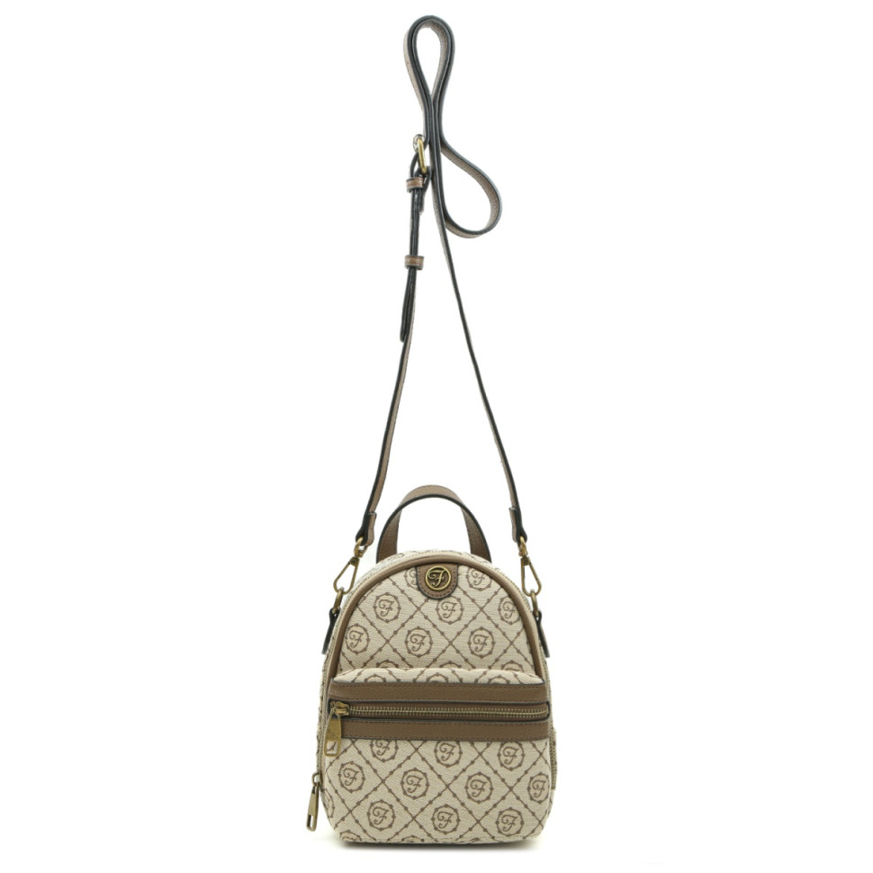 Сумка-рюкзак FABRETTI FMMW233579-12 коричневый принт