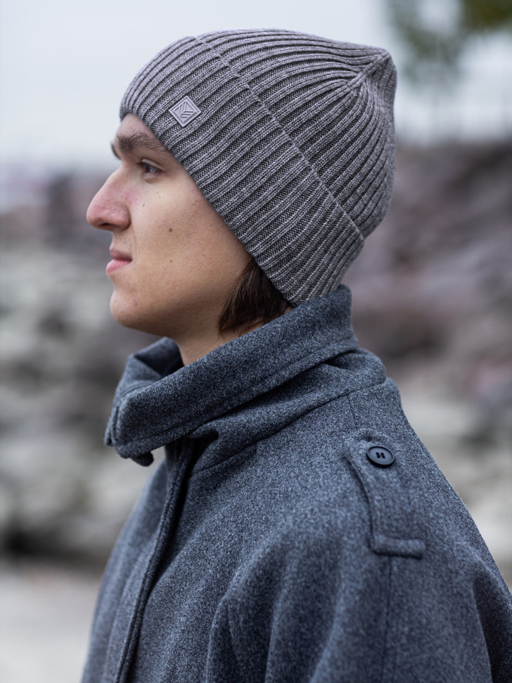 Шапка мужская 12780 MARHATTER серый меланж (57-59)