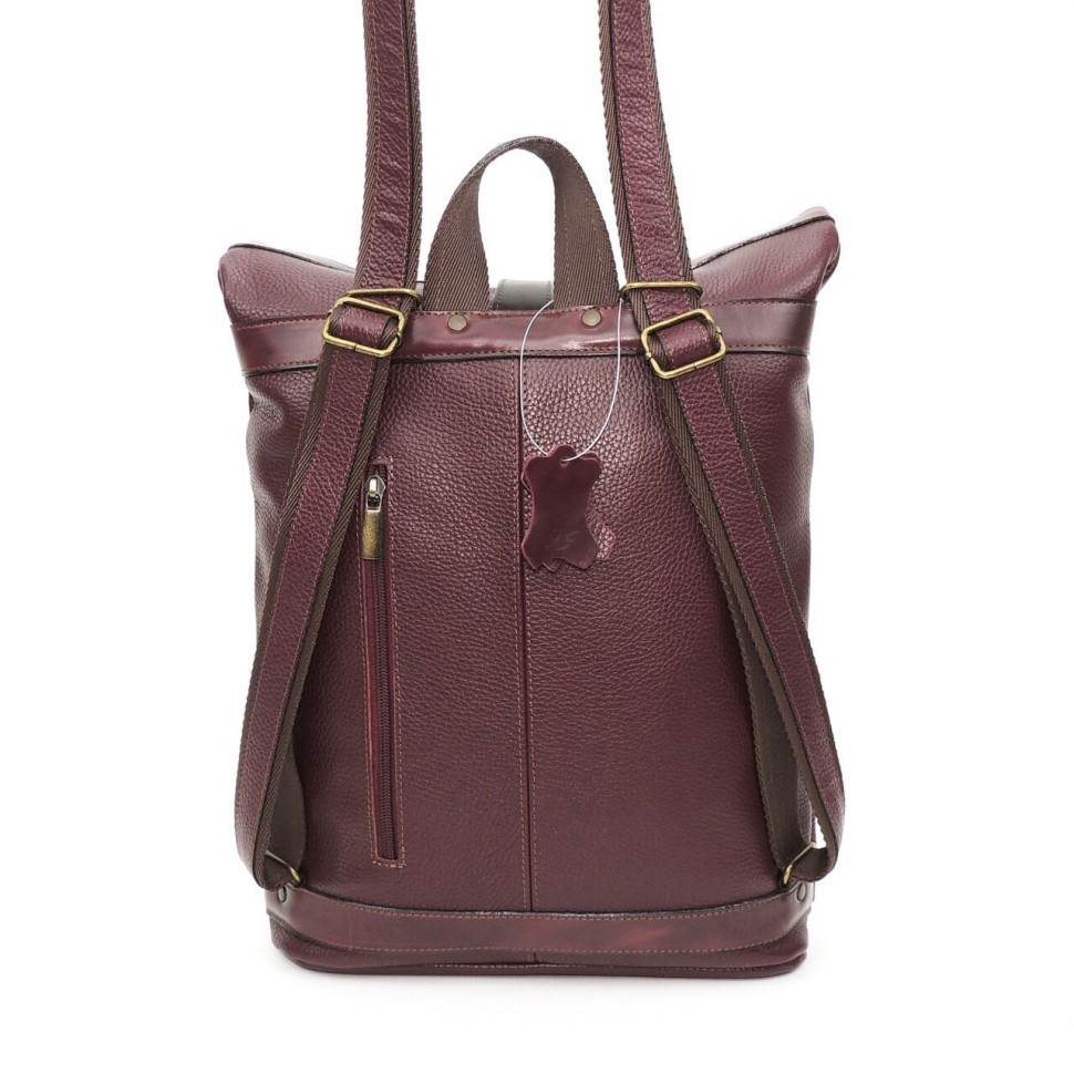 Сумка-рюкзак Natalia Kalinovskaya «Флер» СР-56.182 бордо