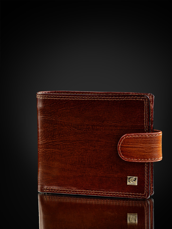 Портмоне мужское Cosset F14-327-516D коричневое