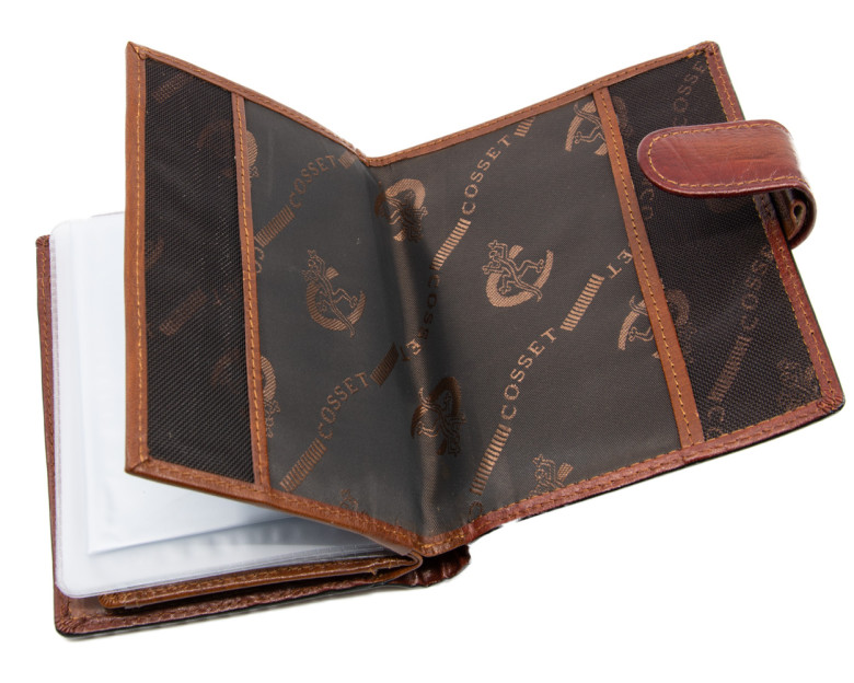 Портмоне мужское "3 в 1" Cosset F14-327-704H коричневое Портмоне мужское "3 в 1" Cosset F14-327-704H коричневое
