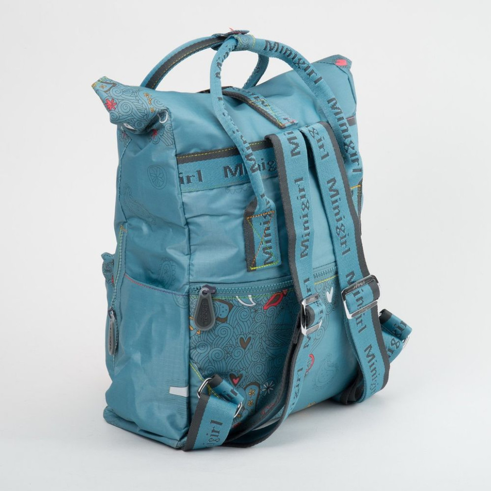 Сумка-рюкзак Minigirl 20175 слон тёмно-синяя