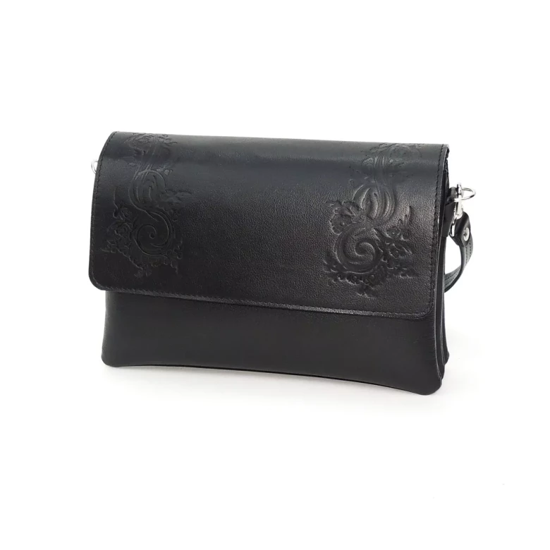 Женская кожаная сумка Natalia Kalinovskaya С 44т.711 Келен чёрная Женская кожаная сумка Natalia Kalinovskaya С 44т.711 Келен чёрная