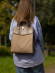 Рюкзак городской Baggins 58223 khaki (9031-9073)