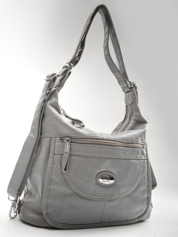 Сумка-рюкзак Dolphin 5228 серая