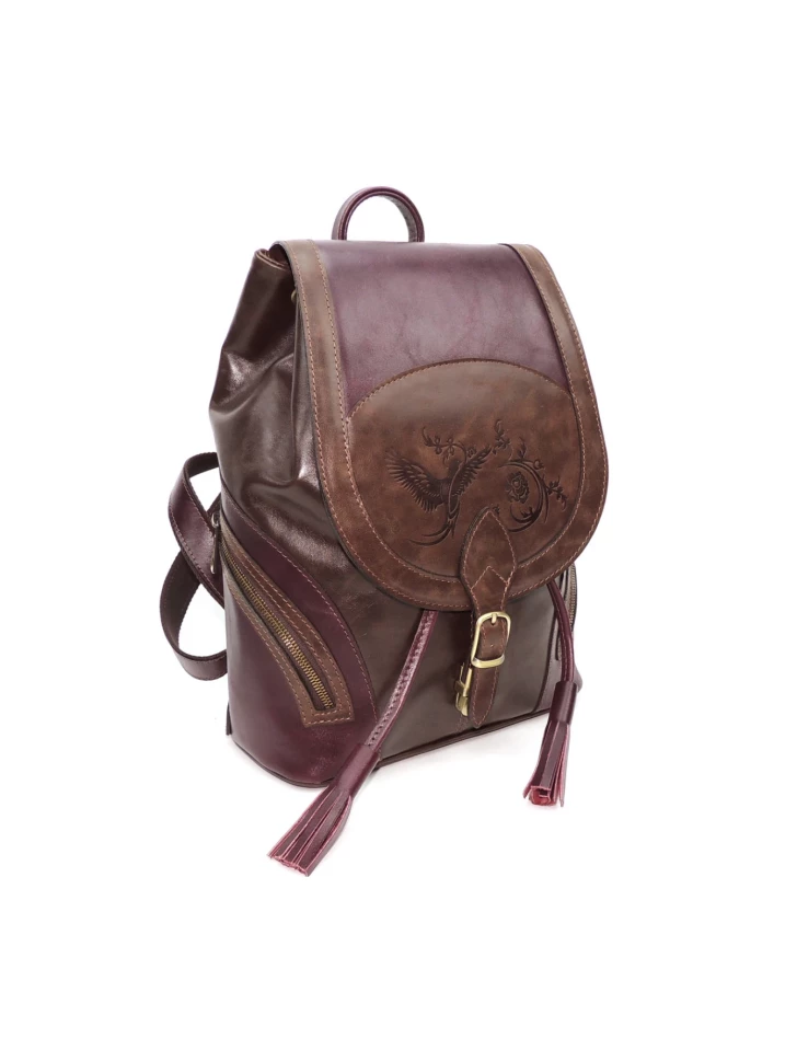 Рюкзак Kalinovskaya Р-50.682-1 бордо/шоколад