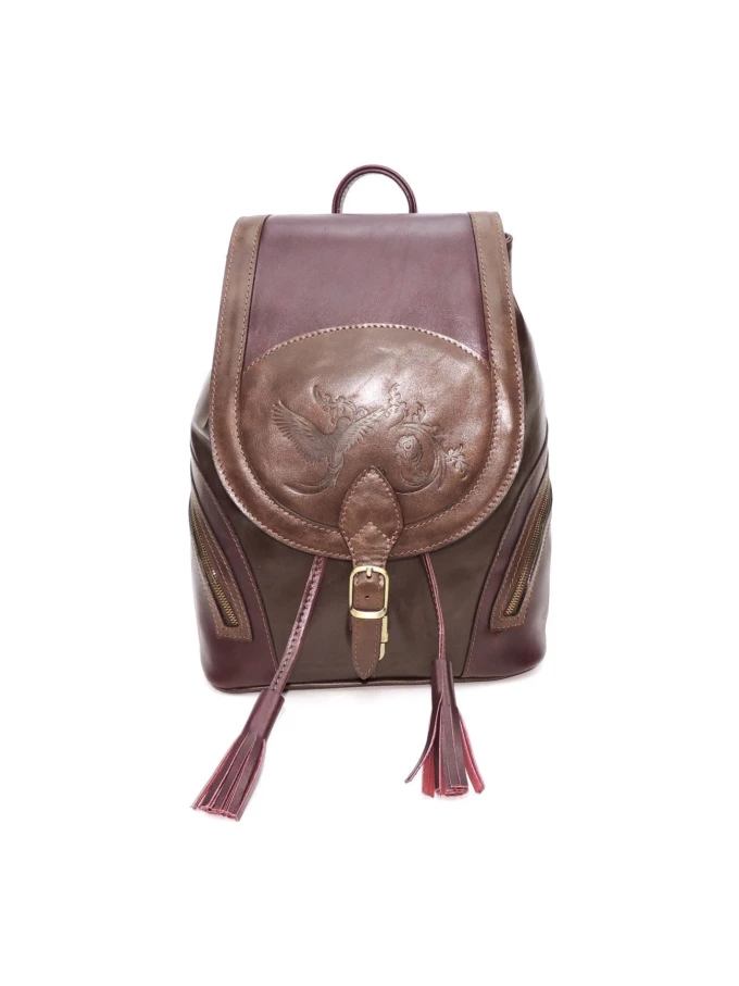 Рюкзак Kalinovskaya Р-50.682-1 бордо/шоколад