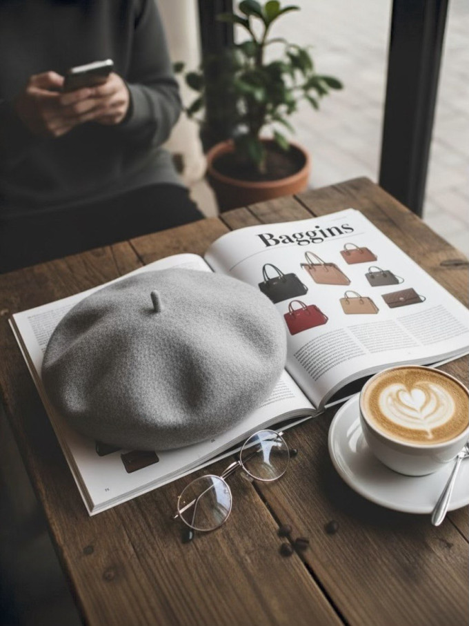 Берет женский Stigler, св.маренго