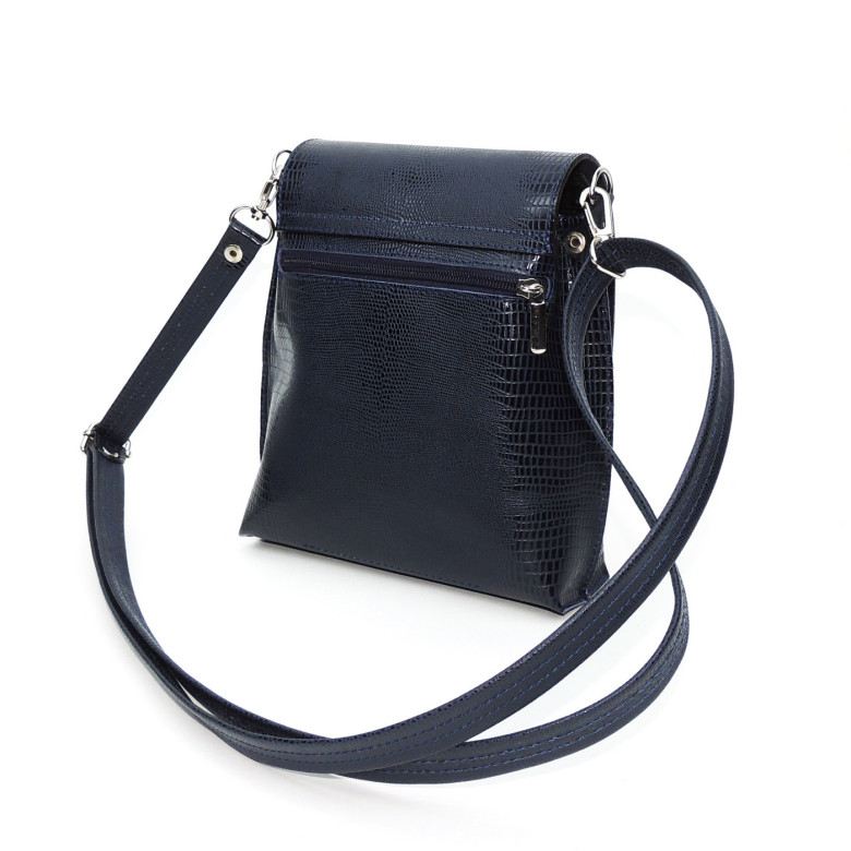 Женская кожаная сумка Natalia Kalinovskaya С86р-961 синяя рептилия Женская кожаная сумка Natalia Kalinovskaya С86р-961 синяя рептилия