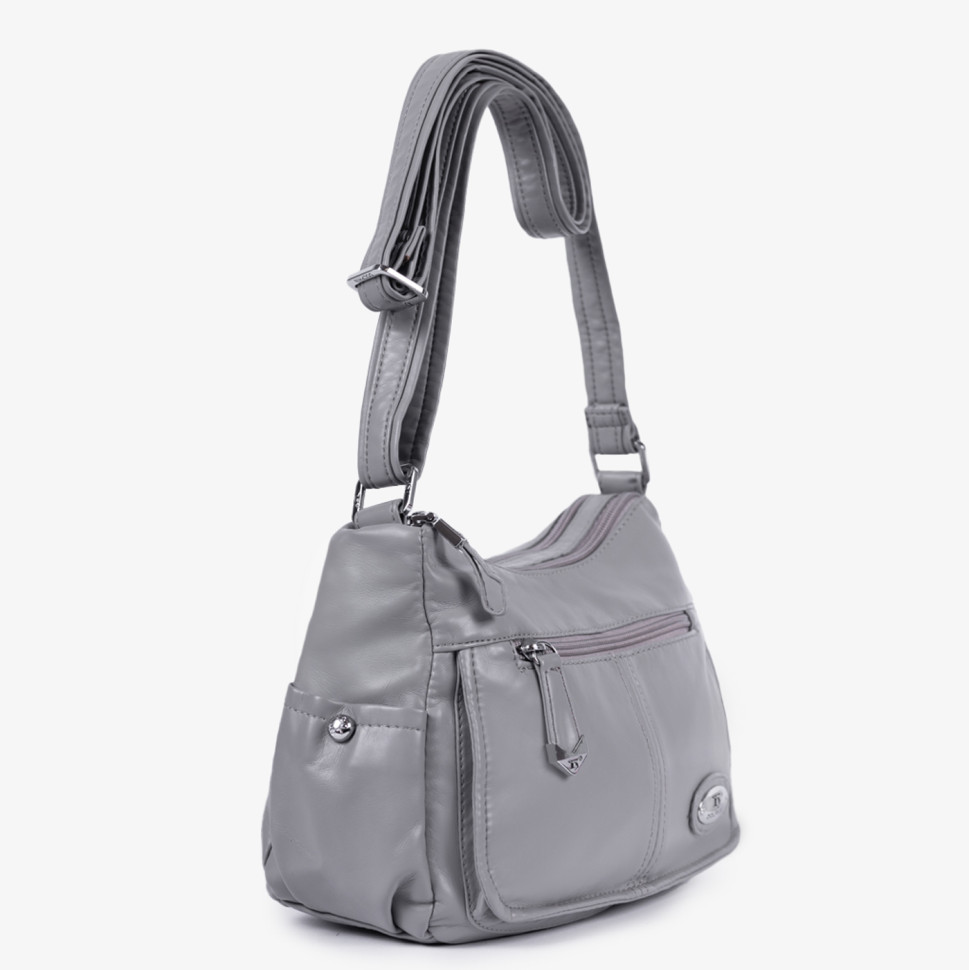 Сумка Dolphin (Л) 1692 серая Сумка Dolphin (Л) 1692 серая