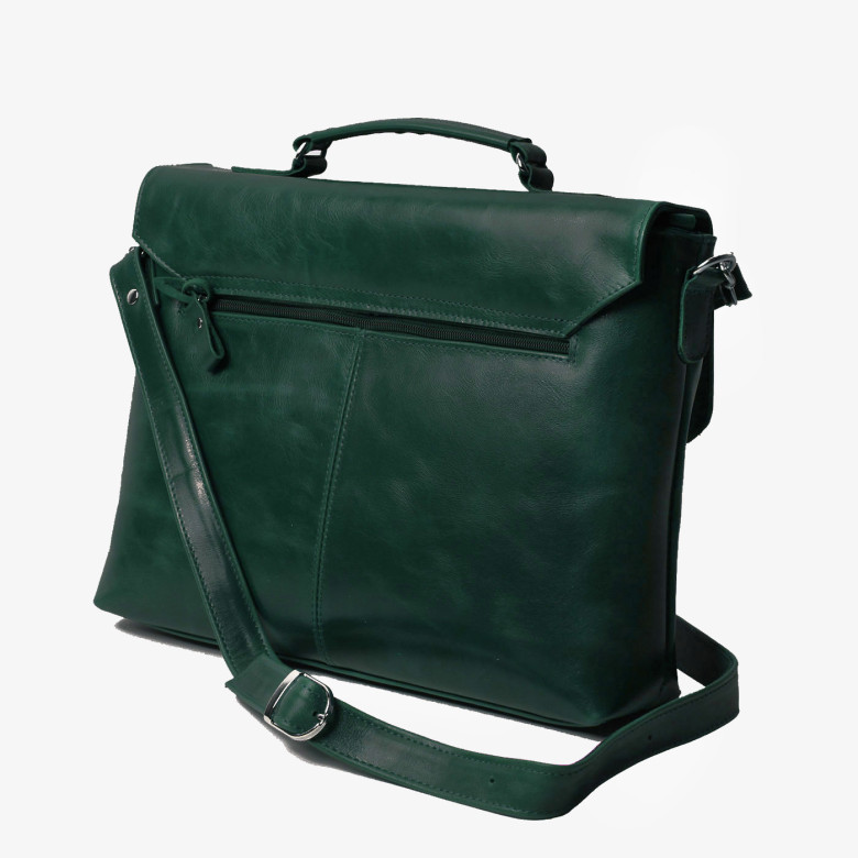 Портфель женский Maxsimo Tarnavsky 2025 зелёный друид