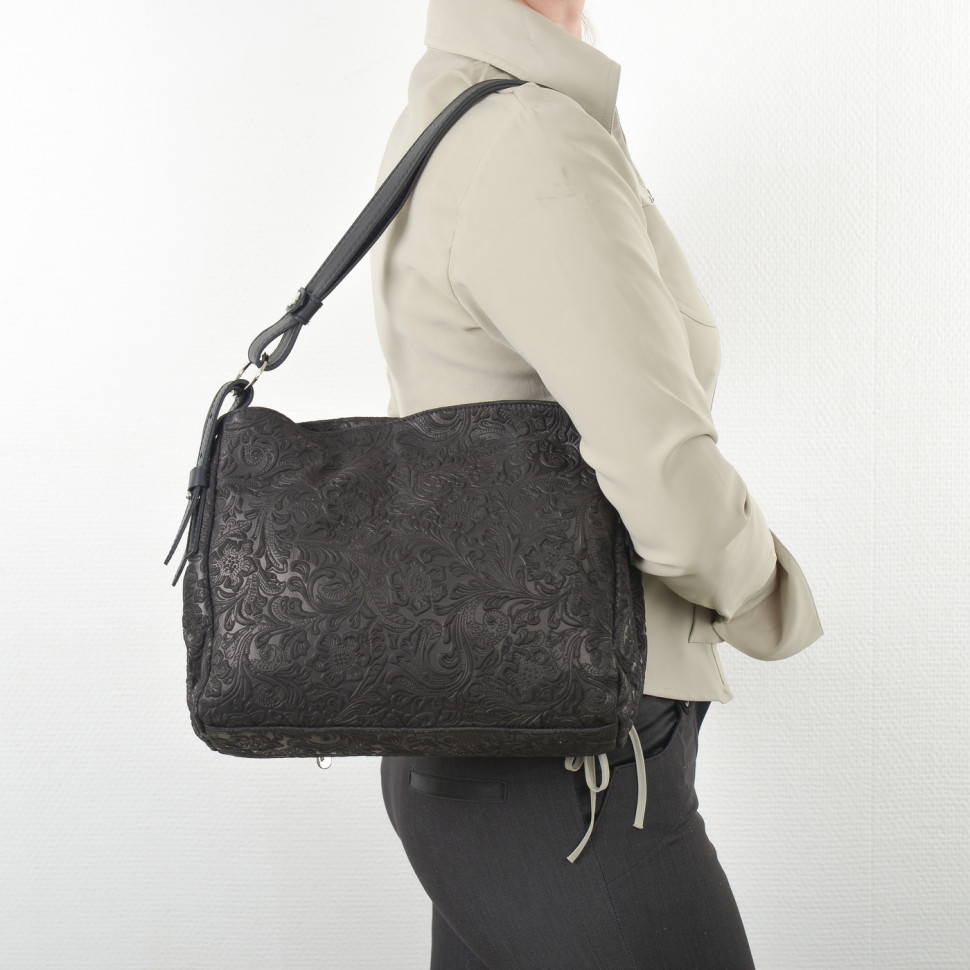 Сумка женская итальянская Roberta Firenze sissi 839 чёрная