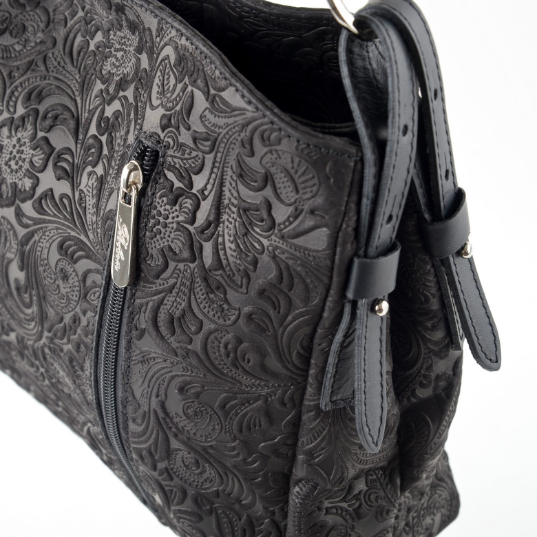 Сумка женская итальянская Roberta Firenze sissi 839 чёрная