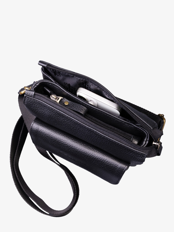 Сумка мужская  Baggins 0108 фл.черная