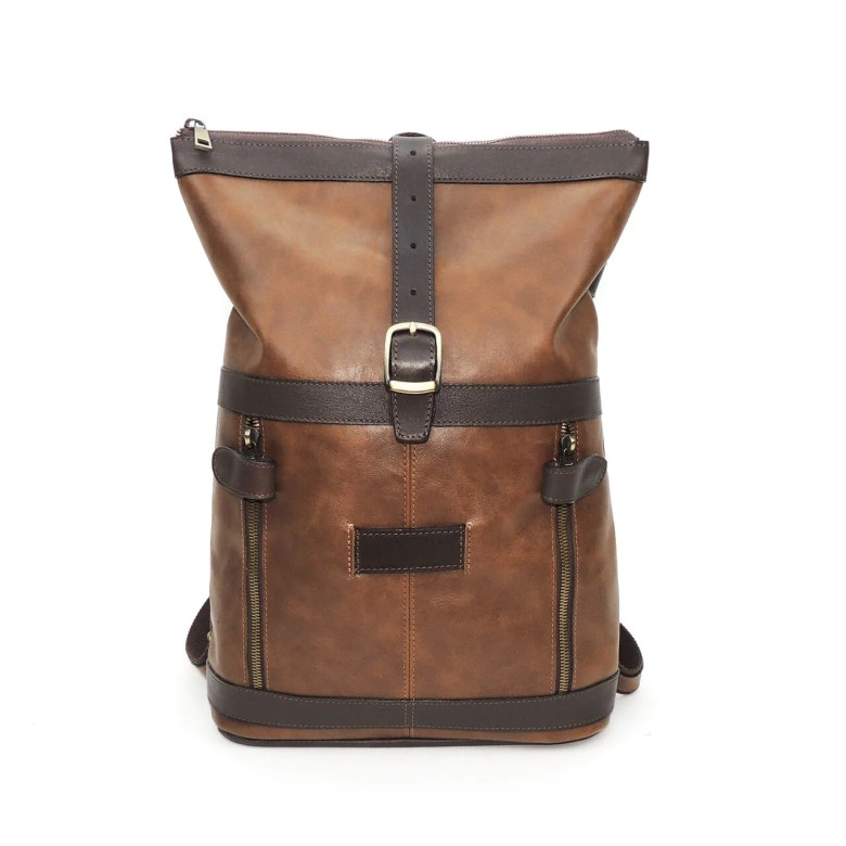 Сумка-рюкзак Natalia Kalinovskaya "Иста" рыжая/коричневая флотер Сумка-рюкзак Natalia Kalinovskaya "Иста" рыжая/коричневая флотер