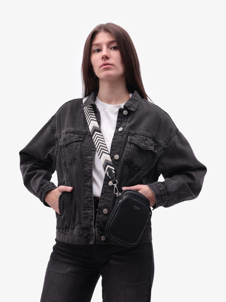 Сумка женская для телефона Acacia 24223 black