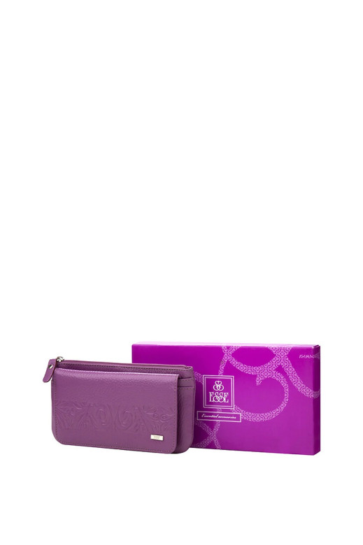 Кошелёк женский 79213 ИНКАНТО МАДЖЕНТА флотер тиснение кэж.фуксия