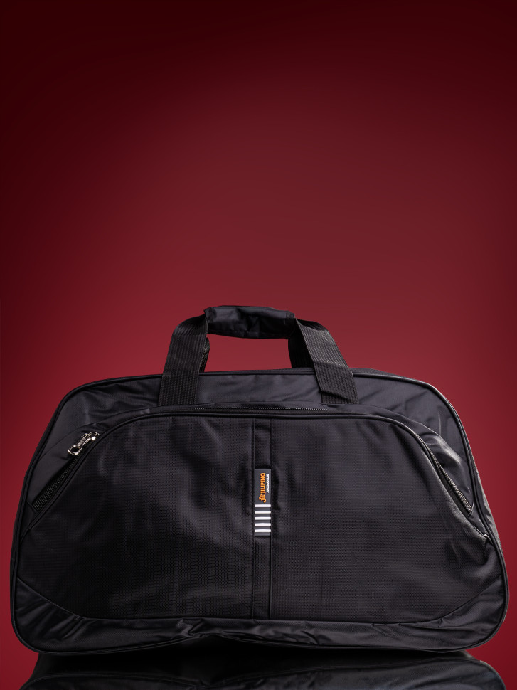 Большая мужская дорожно-спортивная сумка Jilip 3015 чёрная